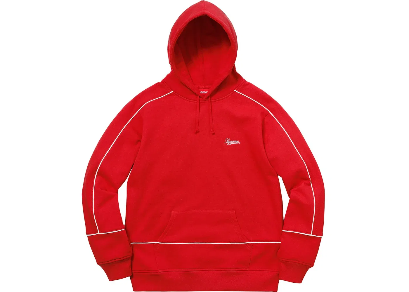 Мужской худи с принтом Supreme Sweatshirt, Red