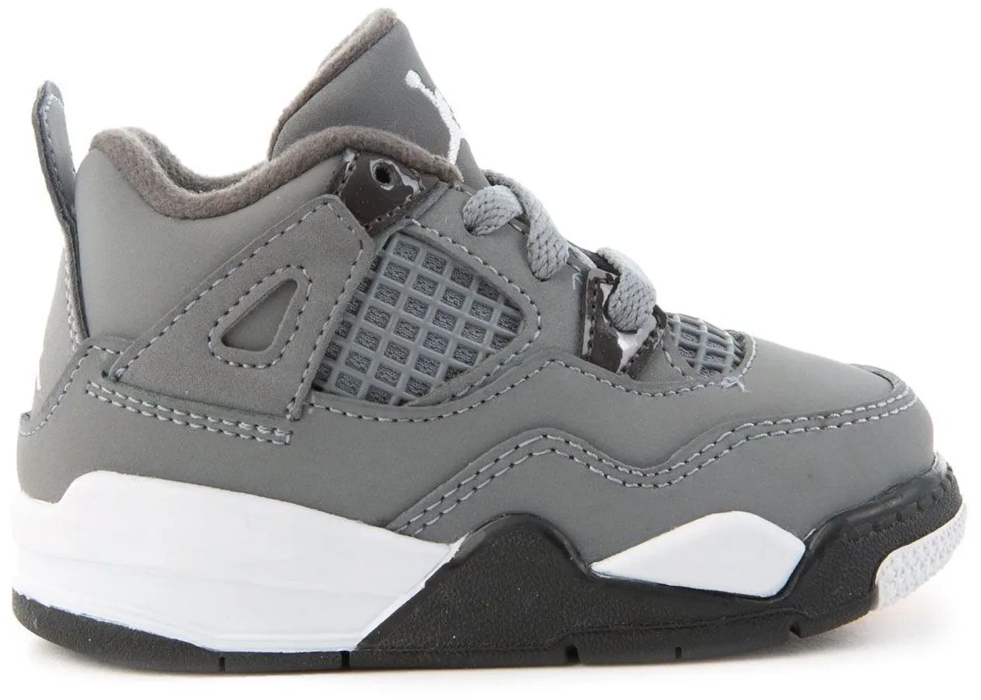 Детские кроссовки Lifestyle Jordan 4 Retro Jordan, Cool Grey/Chrome-Dark Charcoal-Varsity Maize