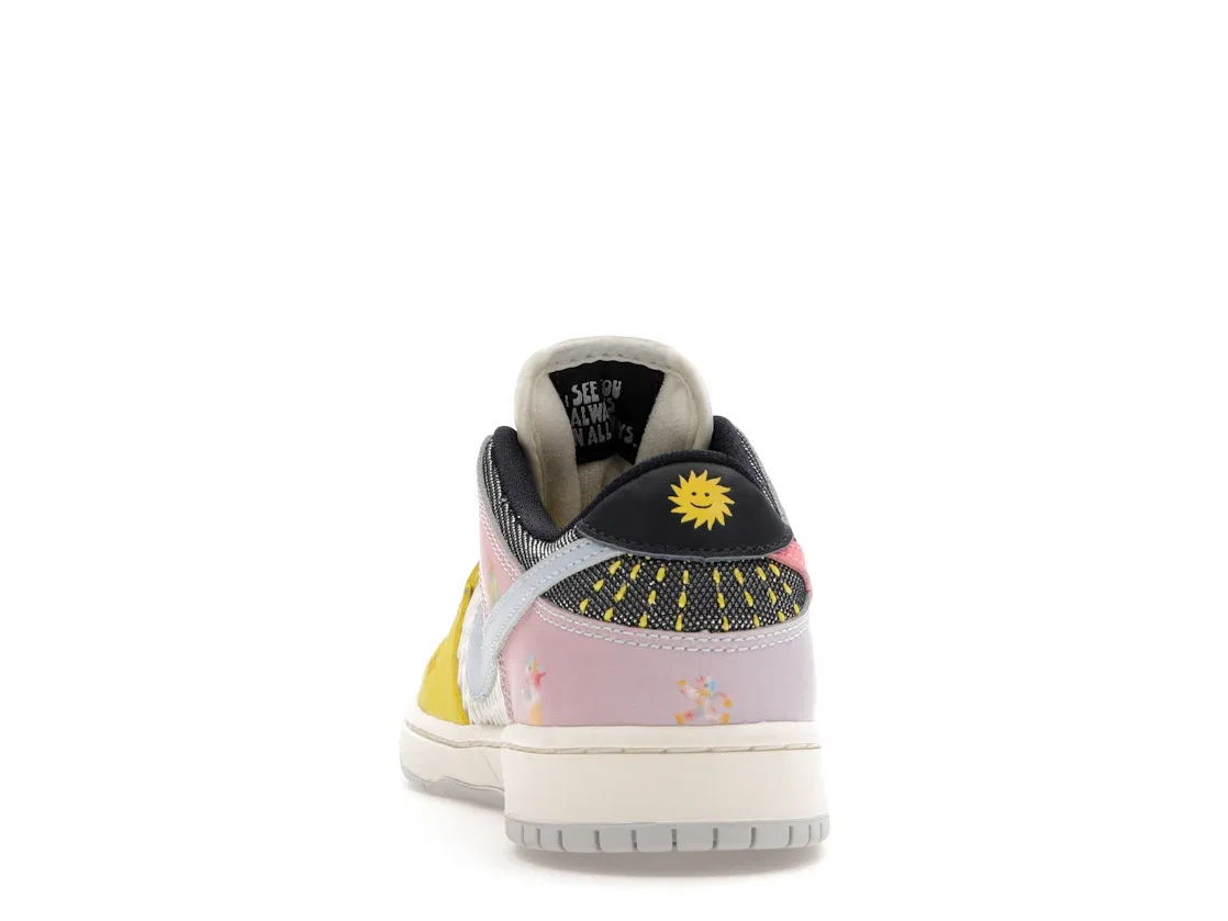 Детские кроссовки Nike SB Dunk Low Be True Xavier Schipani (PS), Multi-Color/Pink Gaze/Sail — фото 4