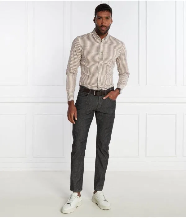 Мужские джинсы slim fit Delaware3-1 BOSS, Grafite — фото 2