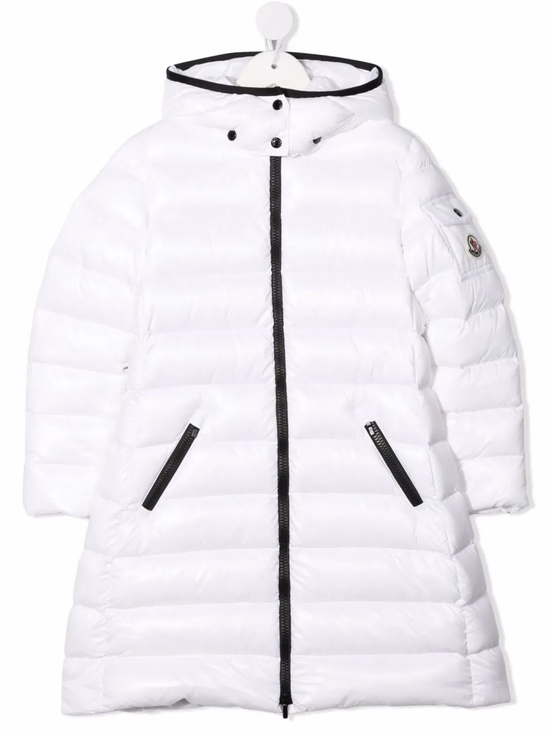 Пуховик Moka Moncler Enfant, белый