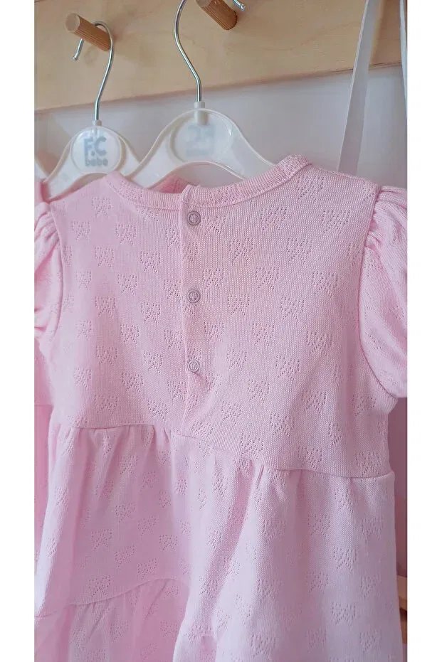 Детское хлопковое платье без рукавов для девочек Kidsmom Store, Pink — фото 3