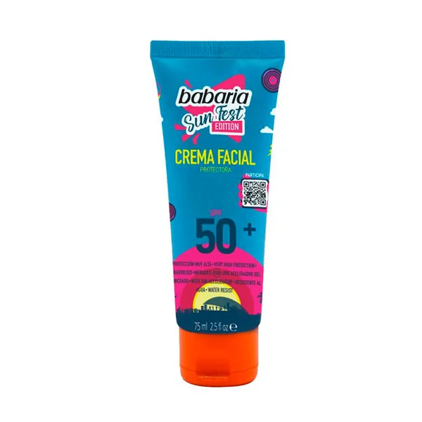 

Крем для лица Спф 50+ Sun Fest Edition Babaria, 75 ml