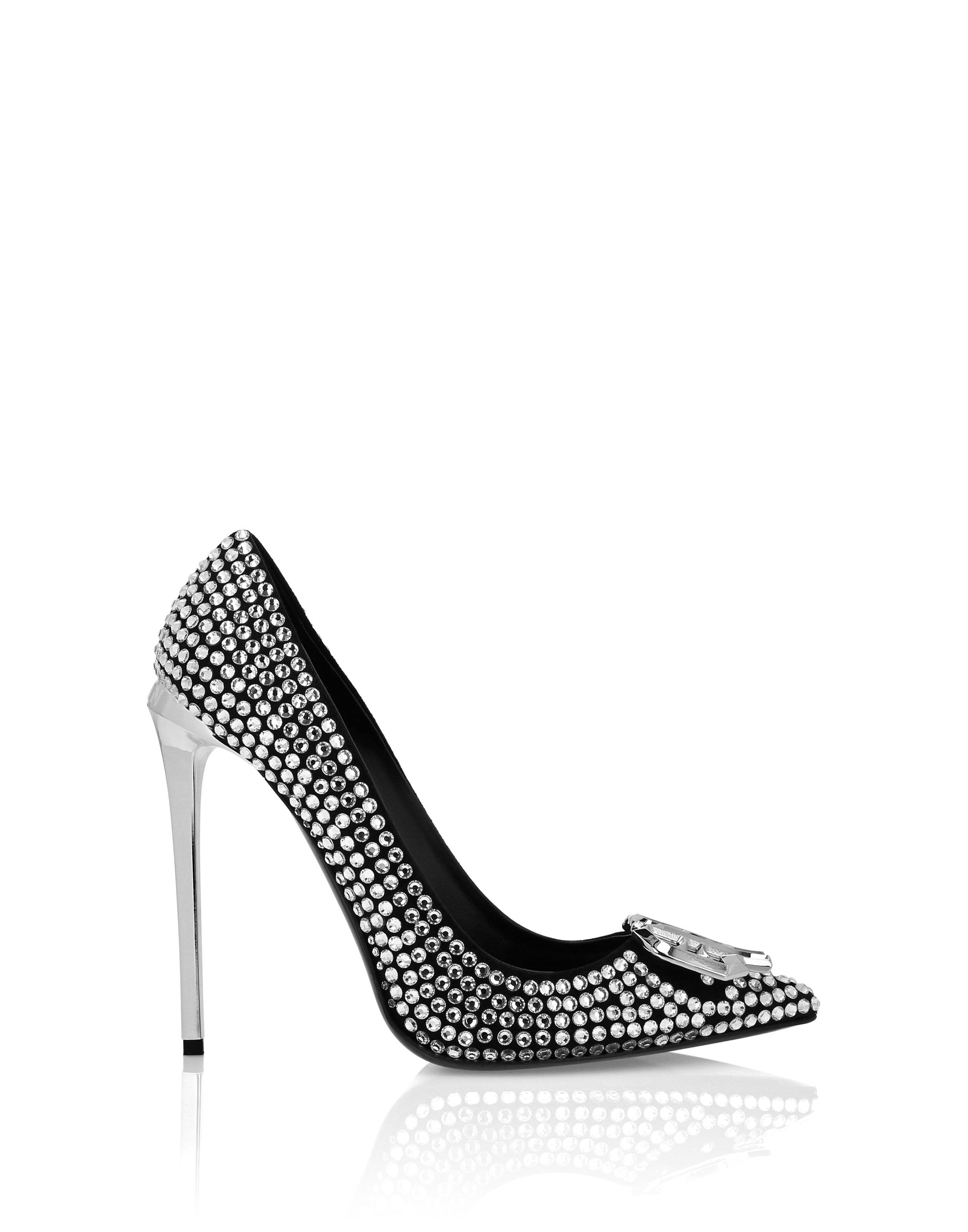 Strass High Plein Heels Decollete Gothic Plein PHILIPP PLEIN, Crystal — фото 2