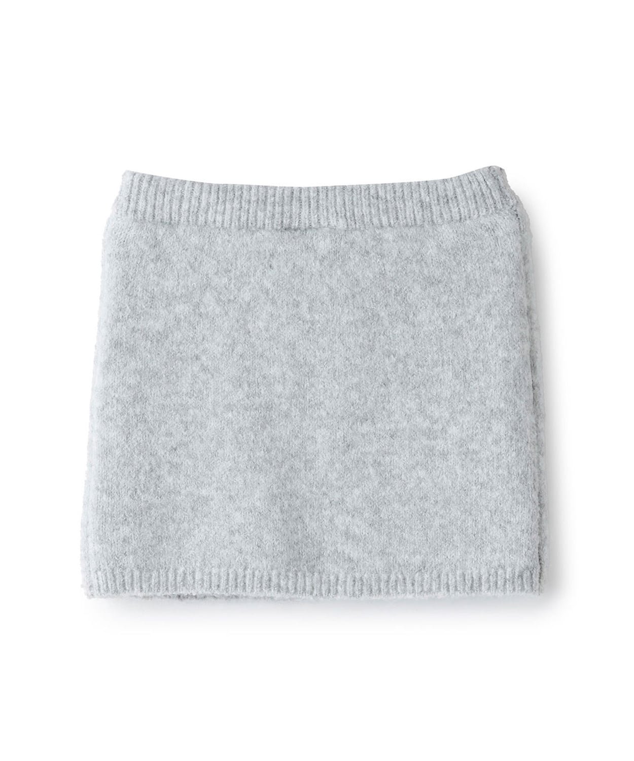 Вязаная юбка с цветочным жемчугом <Совместимость настроек> Petit main, Top Gray — фото 4