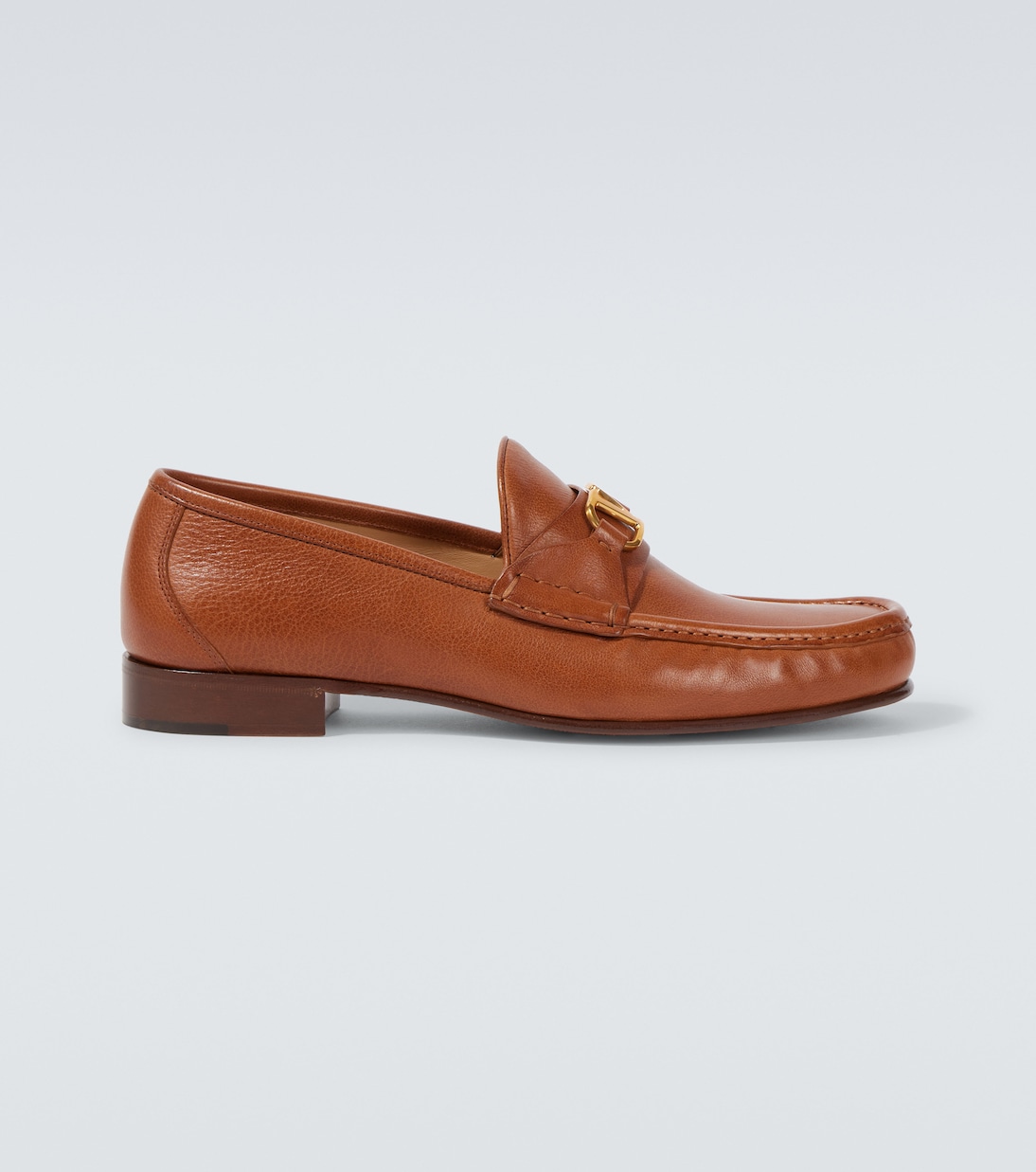 

Кожаные лоферы VLogo Valentino Garavani, Tobacoo