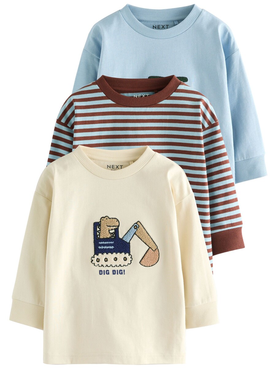 

Рубашка Next, цвет Beige/Navy/Light blue