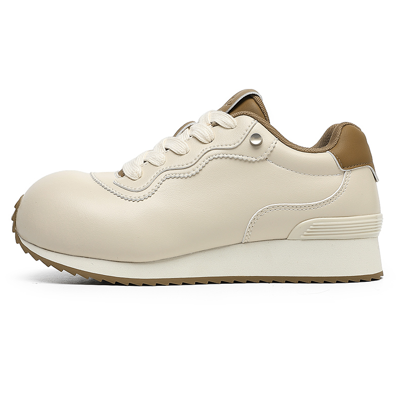 

MODENGPAN Дышащие низкие повседневные кроссовки Unisex кремово-белые, цвет Cream White