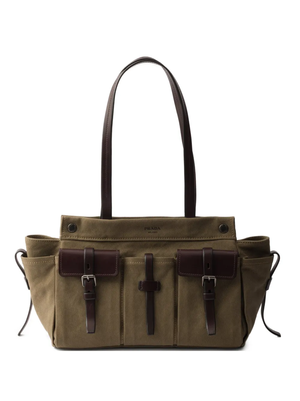 

Большая сумка-тоут Route Prada, зеленый