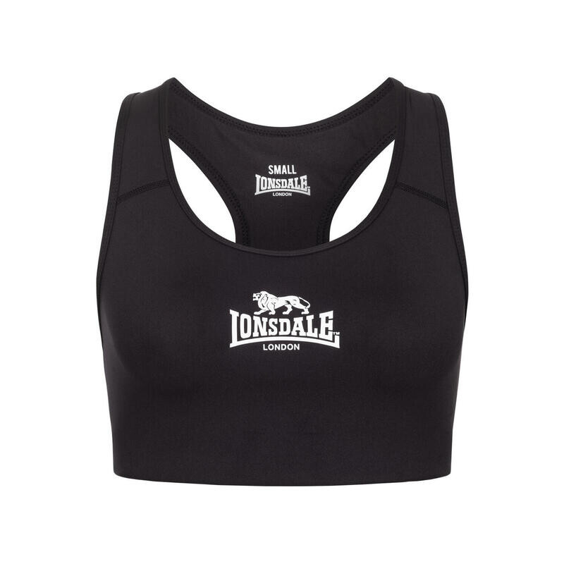 

Спортивный бюстгальтер Lonsdale, черный/белый