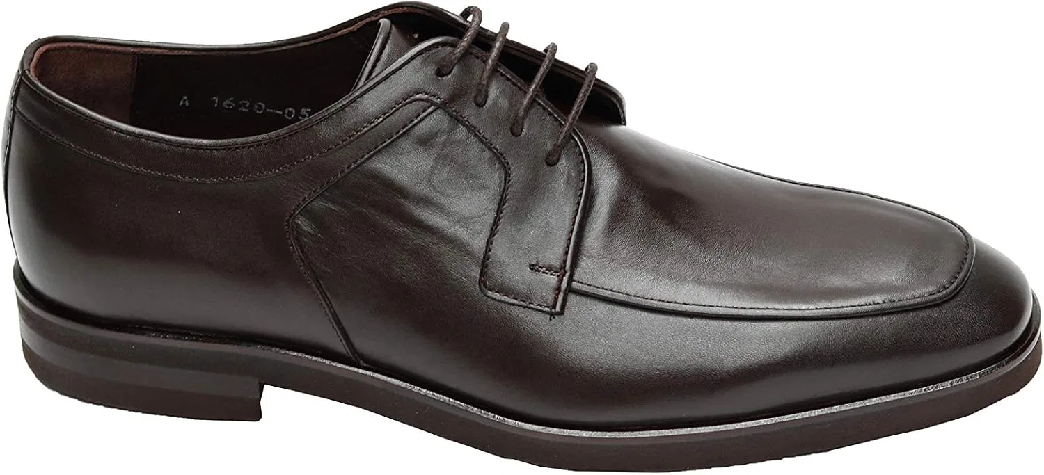 Туфли Herren Schnürschuhe echt Leder MMUGA, Dunkelbraun