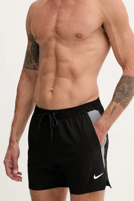 Плавки мужские с технологией Dri-FIT Nike, черный — фото 2
