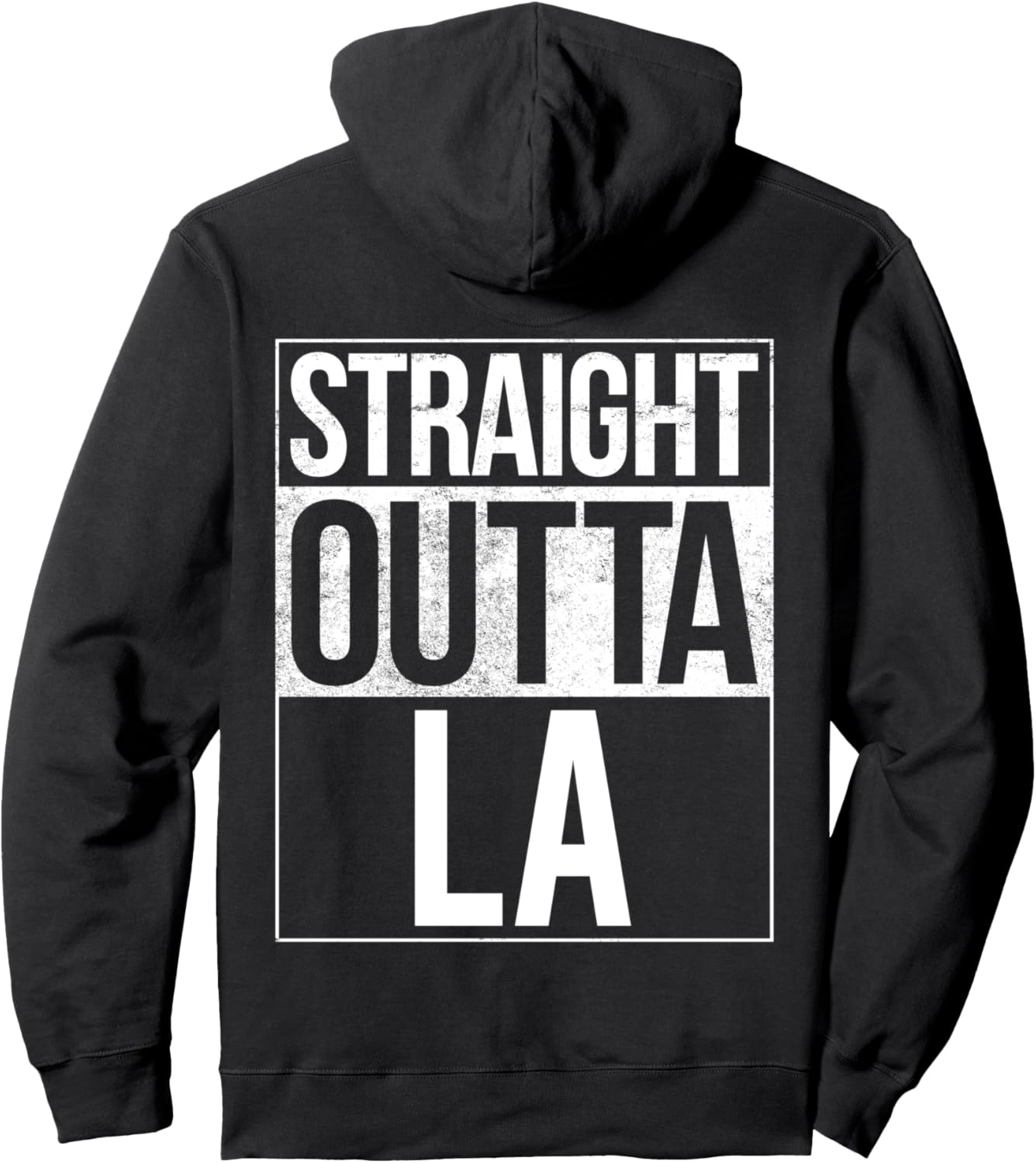 

Худи Straight Outta LA Gift Los Angeles Straight Outta La California Exodus, черный
