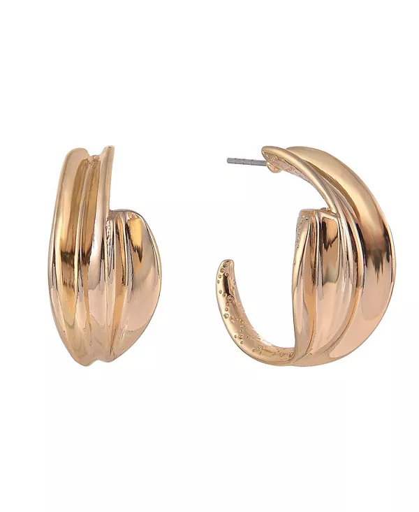 

Серьги-Кольца золотистого оттенка Laundry By Shelli Segal, gold