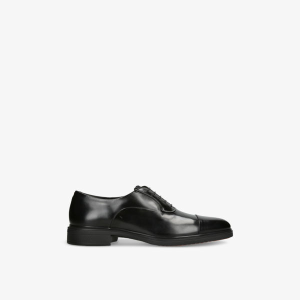 

Легкие кожаные оксфорды Santoni, черный