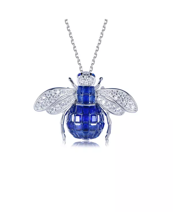 

Подвеска Suzy Levian в виде шмеля из стерлингового серебра с невидимым набором кубических цирконий Suzy Levian New York, blue