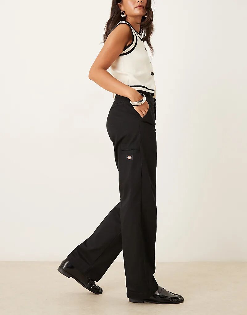 

Свободные рабочие брюки Dickies 247 черного цвета