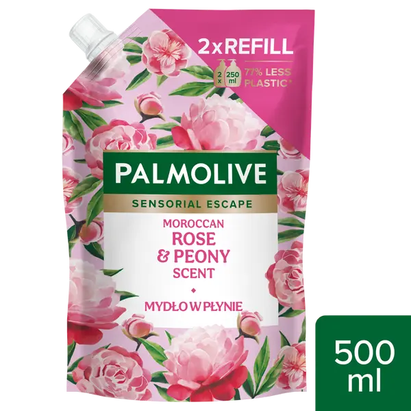 Сменный блок жидкого мыла «Роза и пион», 500 мл Palmolive Sensorial escape — фото 2