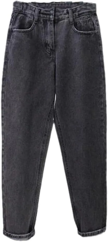 

Весенне-летние черные джинсы Women Trendy Simple All-Match Harajuku Streetwear