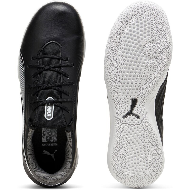 Бутсы для мини-футбола King Match It Jr Puma, цвет puma black-puma white-cool dark gray — фото 2