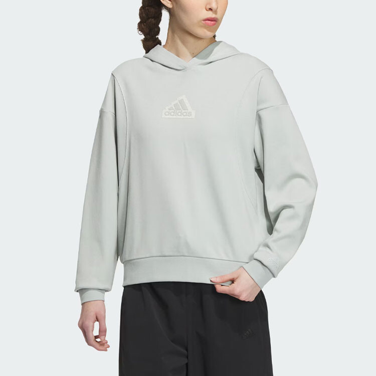 CITY ESCAPE Толстовка женская серебристо-серая Adidas — фото 2
