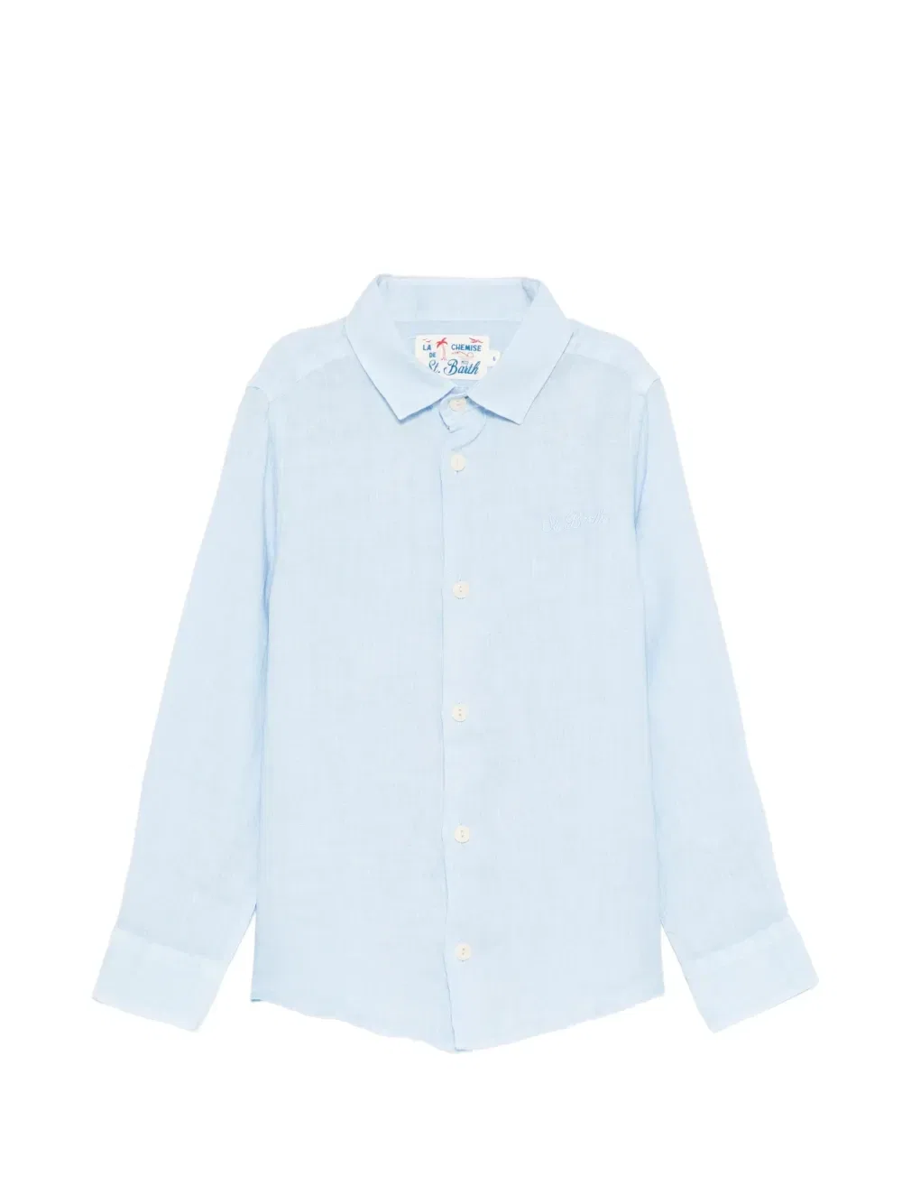 Классическая рубашка Агнес MC2 Saint Barth Kids, синий