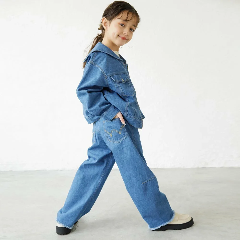 Джинсовые брюки с закругленными углами Branshes, blue
