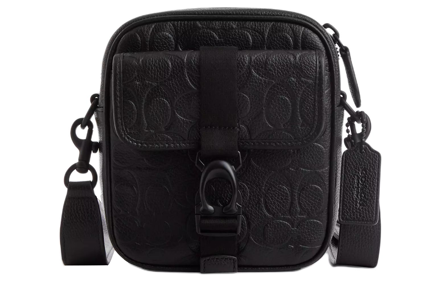 

Beck Pebble Leather Shoulder Bag, Crossbody Bag Men's Black COACH