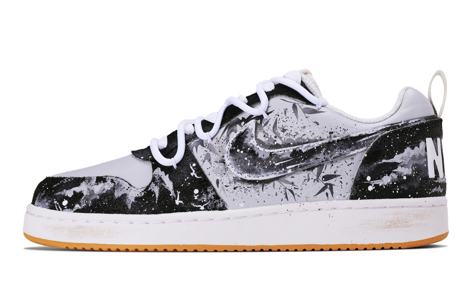 

Nike Кроссовки для скейтбординга Court Borough Abrasion Resistant Low top мужские Black Gray