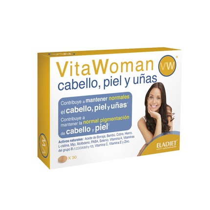 

Vitawoman Волосы, Кожа И Ногти 30 Таблеток Eladiet
