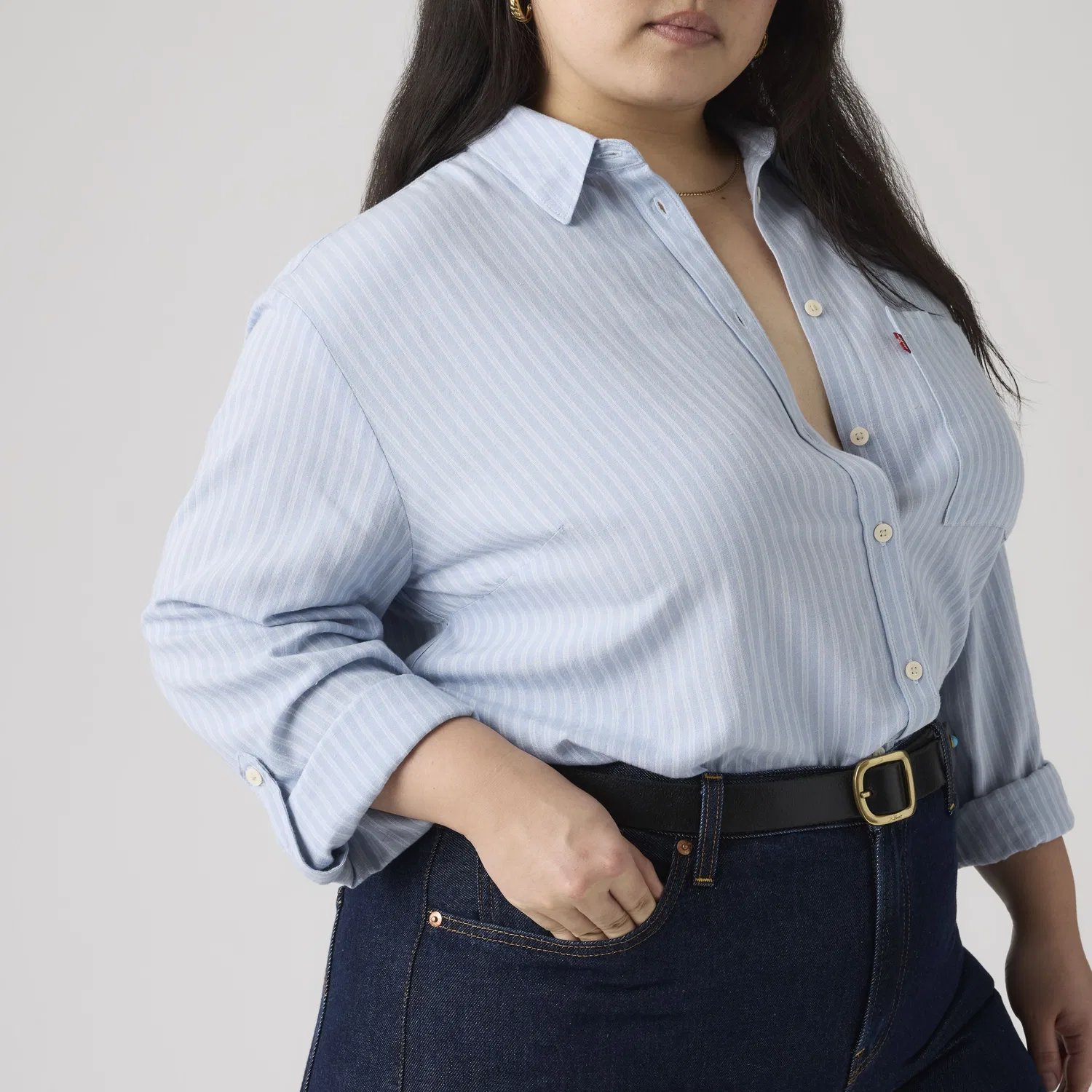 Рубашка Darlene (большого размера) Levi's, Blue — фото 2