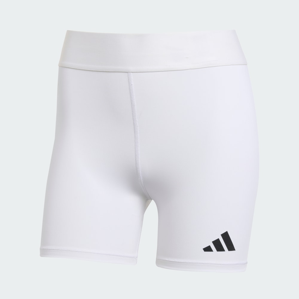 Спортивные шорты-леггинсы Adidas TECHFIT Volleyball Shorts, белый — фото 4