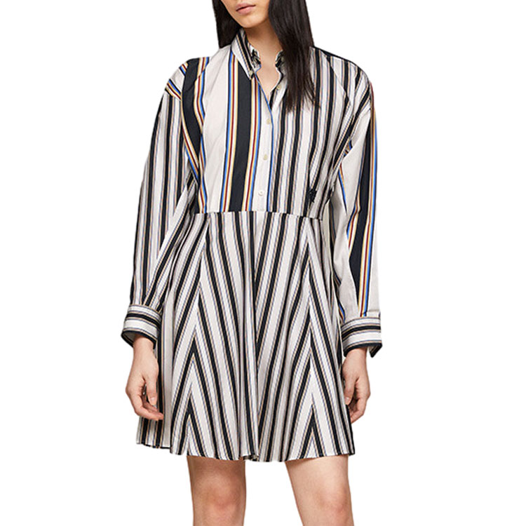 Tommy Hilfiger CLOT Платье с длинными рукавами Женское Navy Blue — фото 4