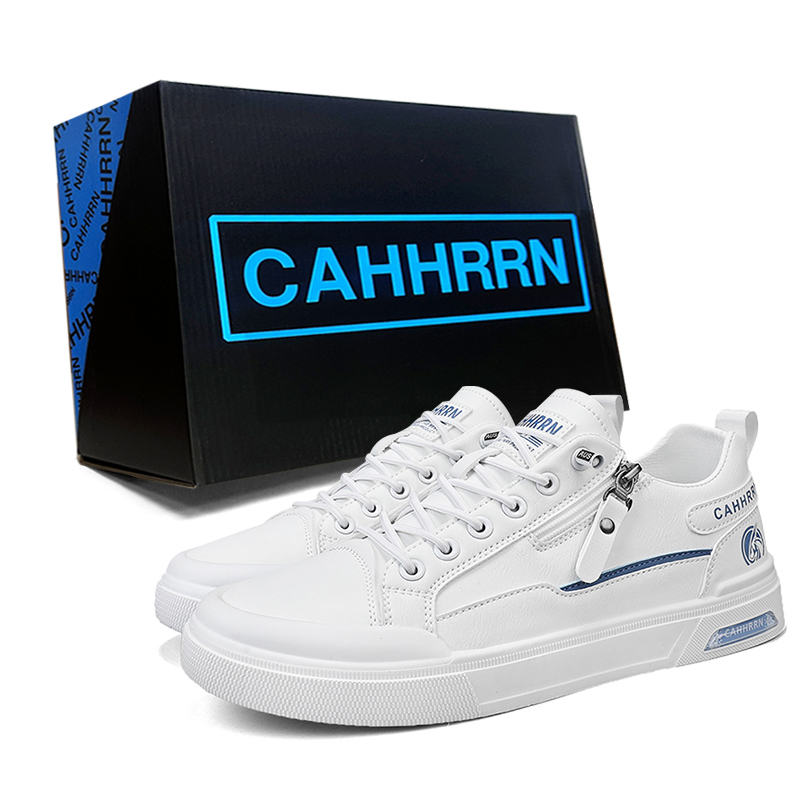 

Легкие низкие мужские кроссовки для скейтбординга CAHHRRN, White Blue
