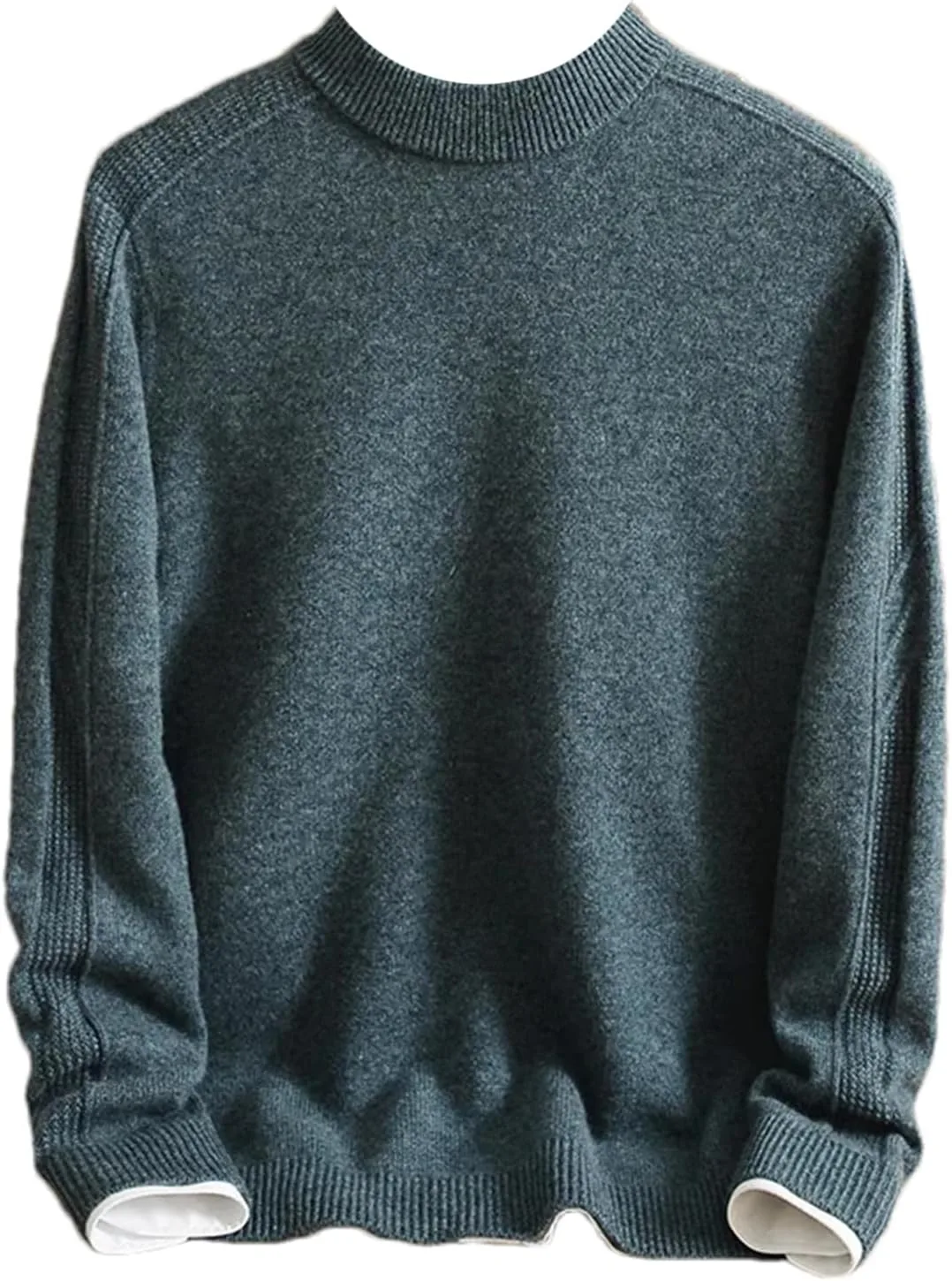 

Мужской свитер Kelsiop из кашемира с полуводолазкой, утепленный, жаккард, для бизнес-кэжуал