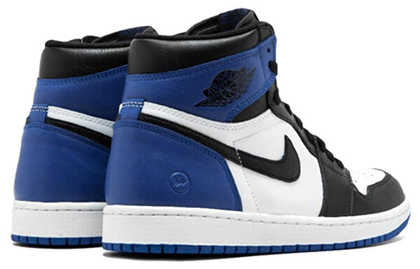 Кроссовки 1 ретро высокие og x дизайн фрагмент Air Jordan, белый — фото 3