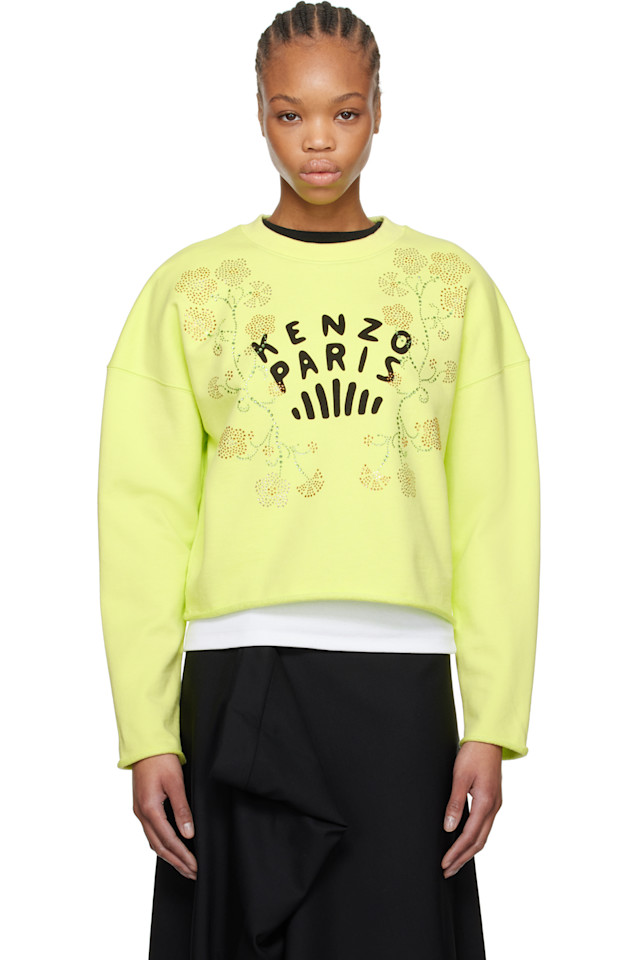 

Кензо Париж 'Kenzo Jungle Flower' свитшот Kenzo, цвет lemon