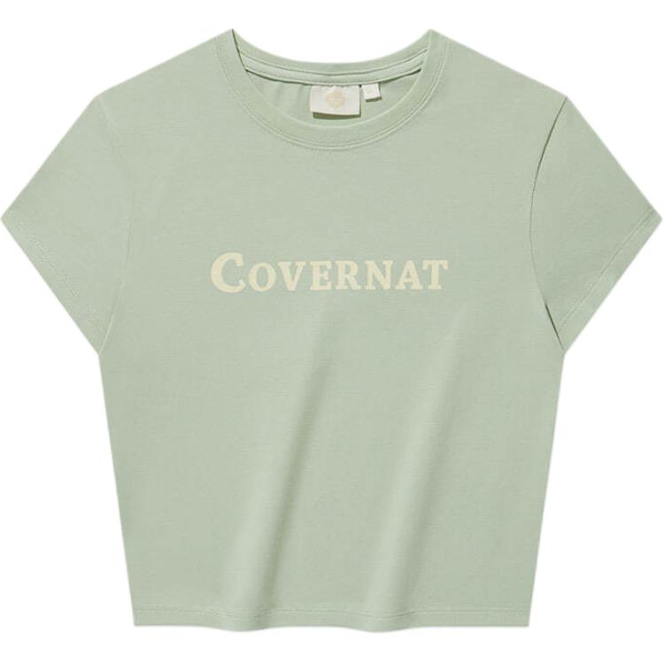 

Обычная футболка женская COVERNAT, светло-зеленый