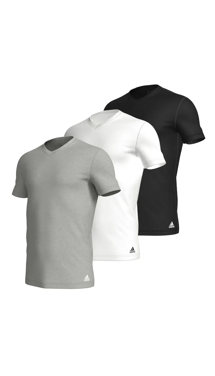 

Футболка Adidas Sportswear Active Flex Cotton с V-образным вырезом повседневного кроя, цвет Assorted
