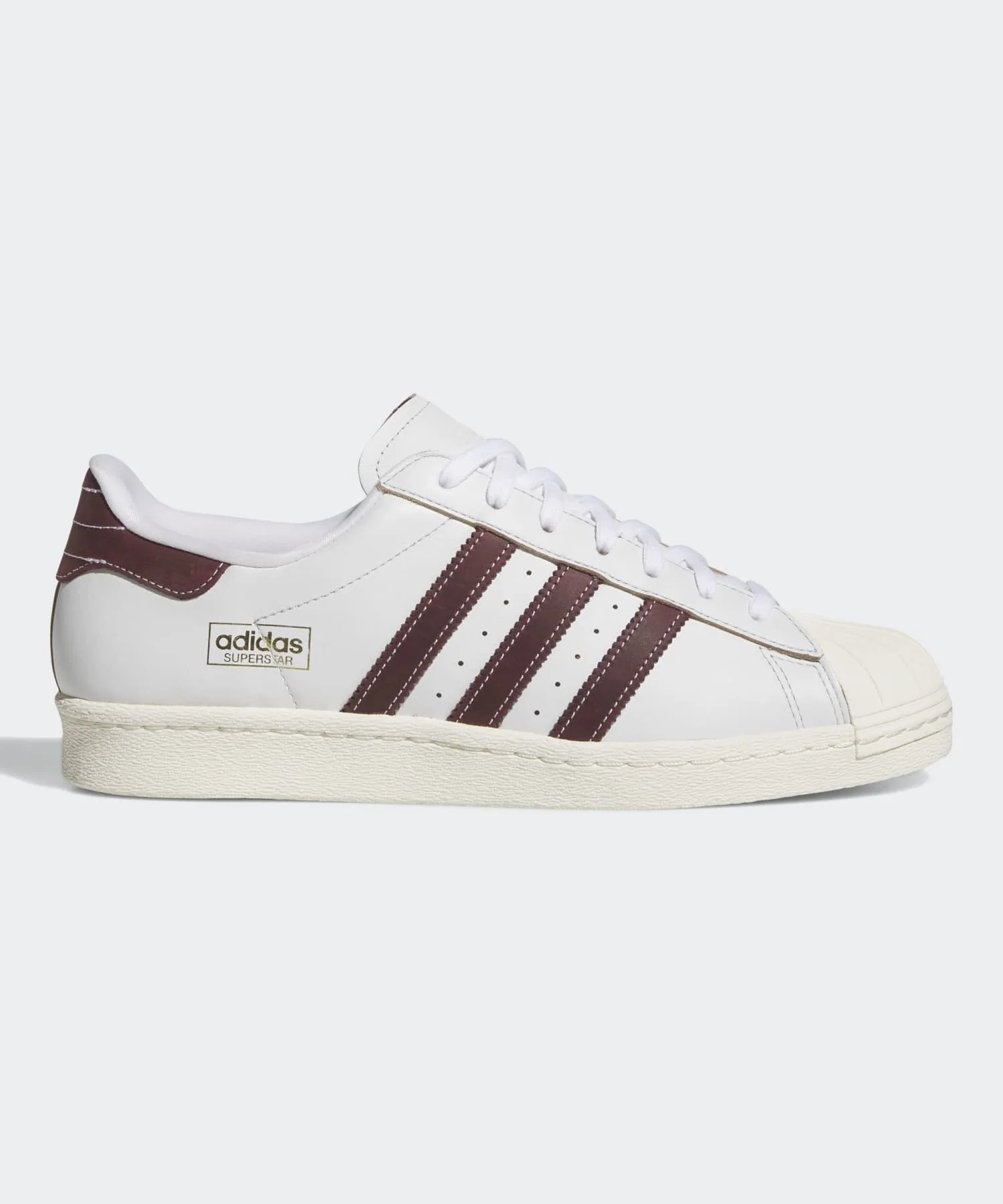 Кроссовки adidas Originals SUPERSTAR 80 ADV с кожаным верхом белые