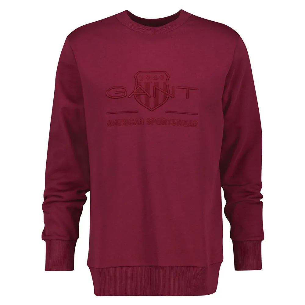 

Толстовка Gant Tonal Shield Regular Fit, красный