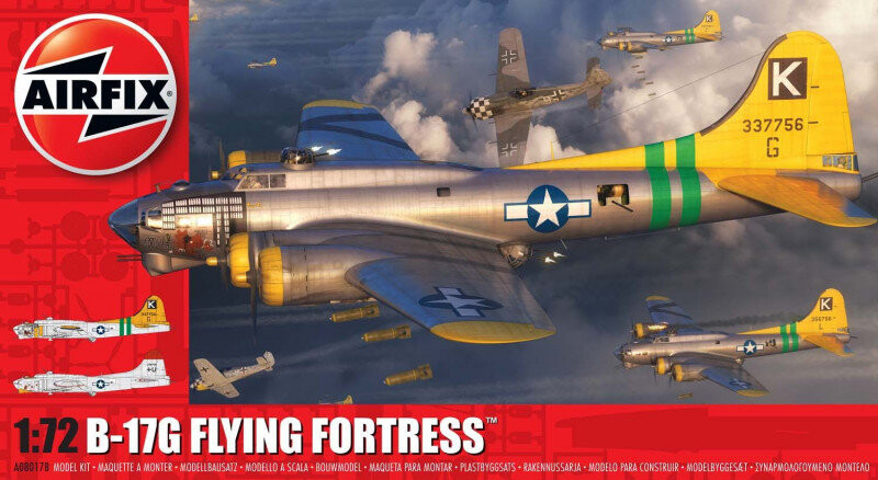 

Пластиковая модель Boeing B17G Flying Fortess 1/72. Airfix