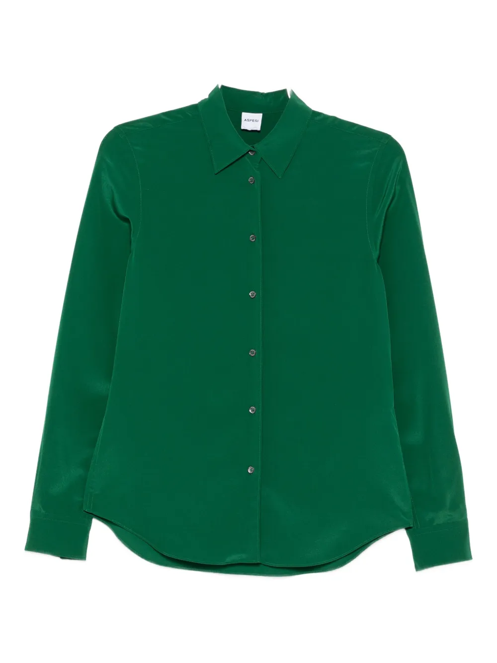 

Шёлковая рубашка Aspesi, зеленый