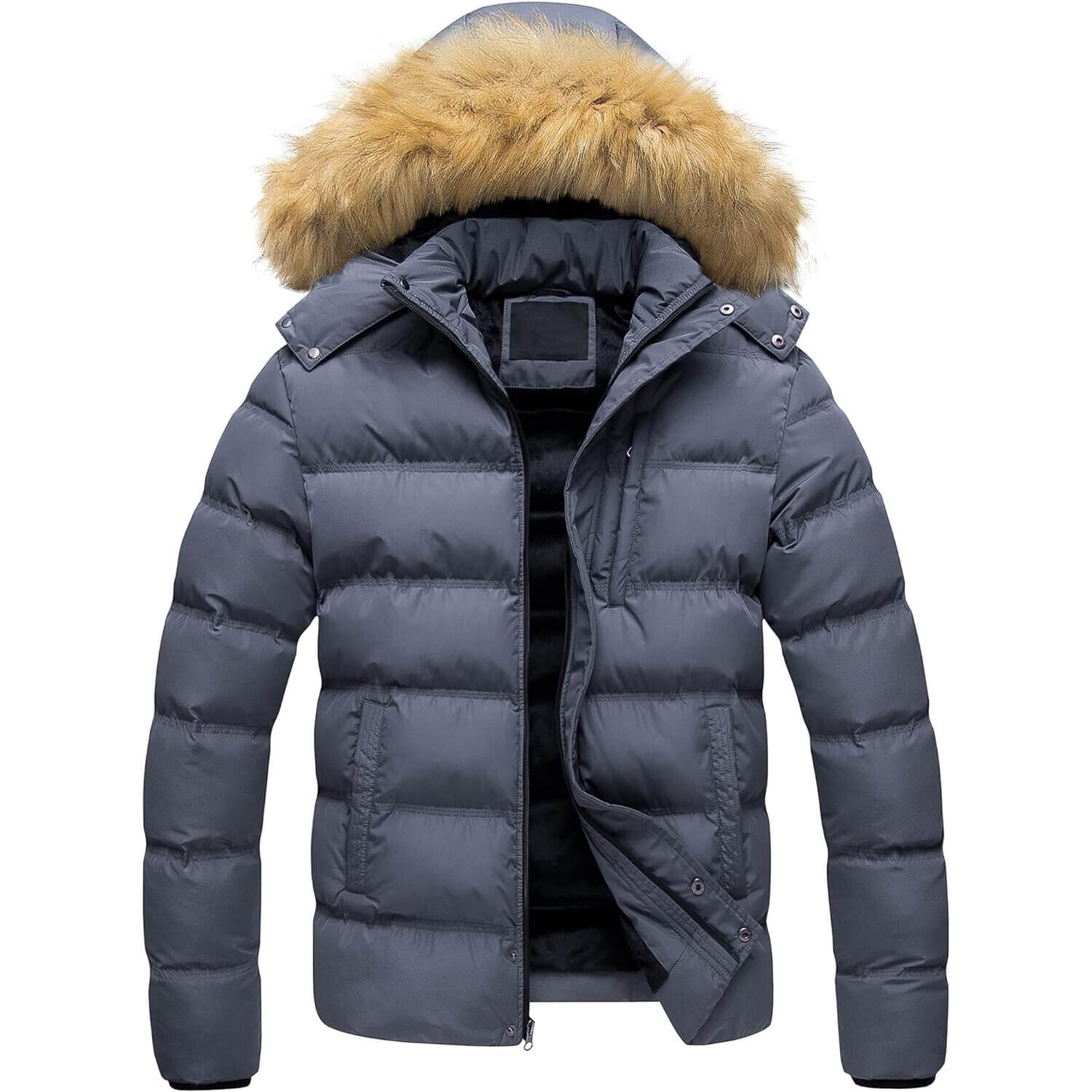 

Куртка-пуховик Pursky Waterproof Winter Bubble, серый