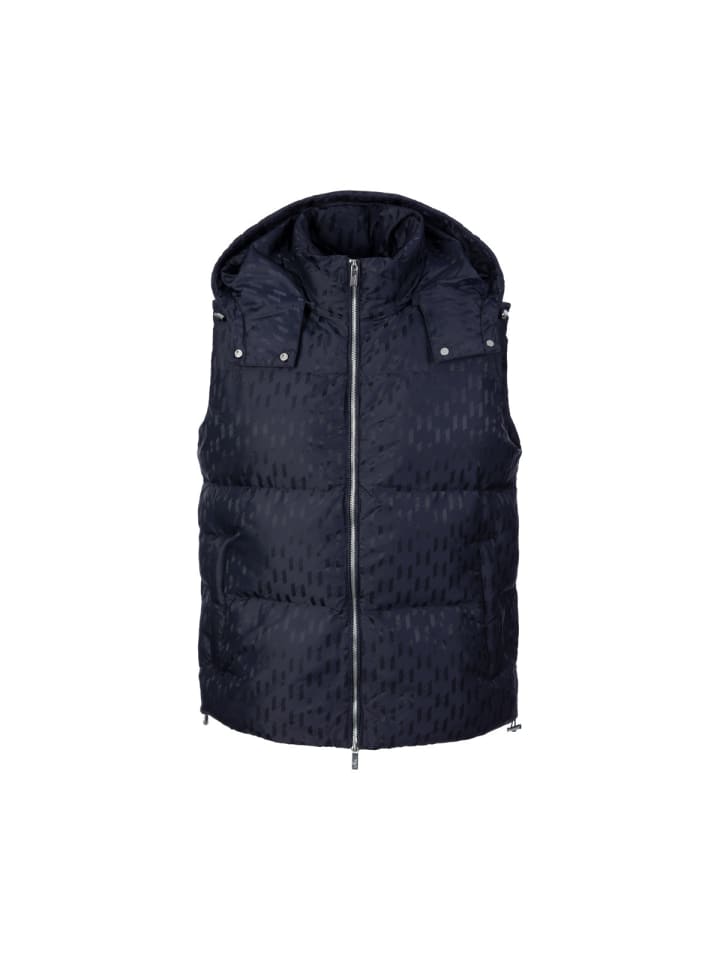 

Karl Lagerfeld Стеганый жилет 505017 темно-синего цвета