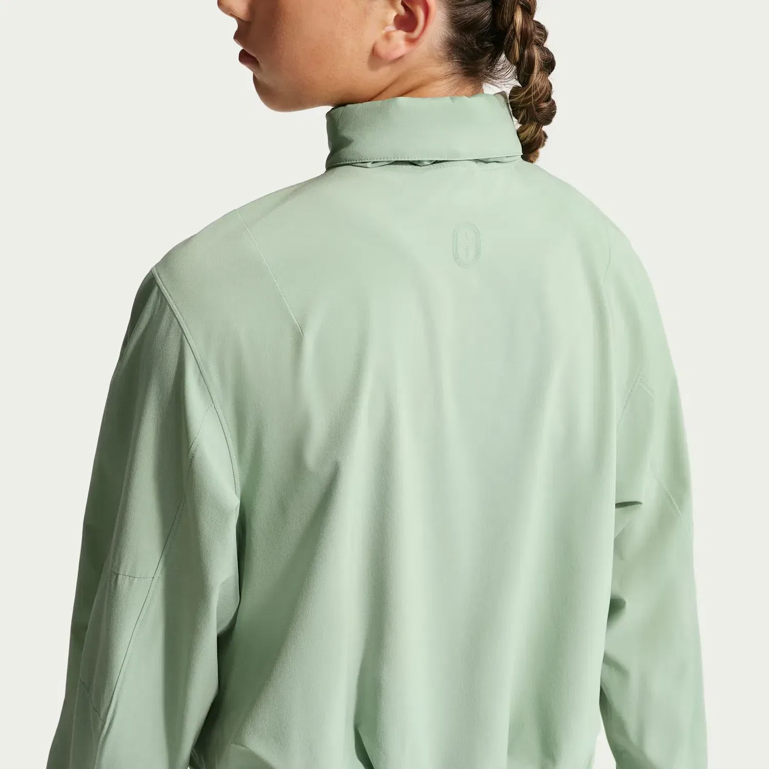 Детская куртка для девочек с защитой от UV Mavn Repel UV Run Jkt Nike, Verde — фото 2