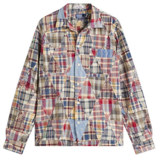 

Рубашка из многослойного мадрасского лоскутного шитья Polo Ralph Lauren, цвет 2702 madras patchwork woodbloc