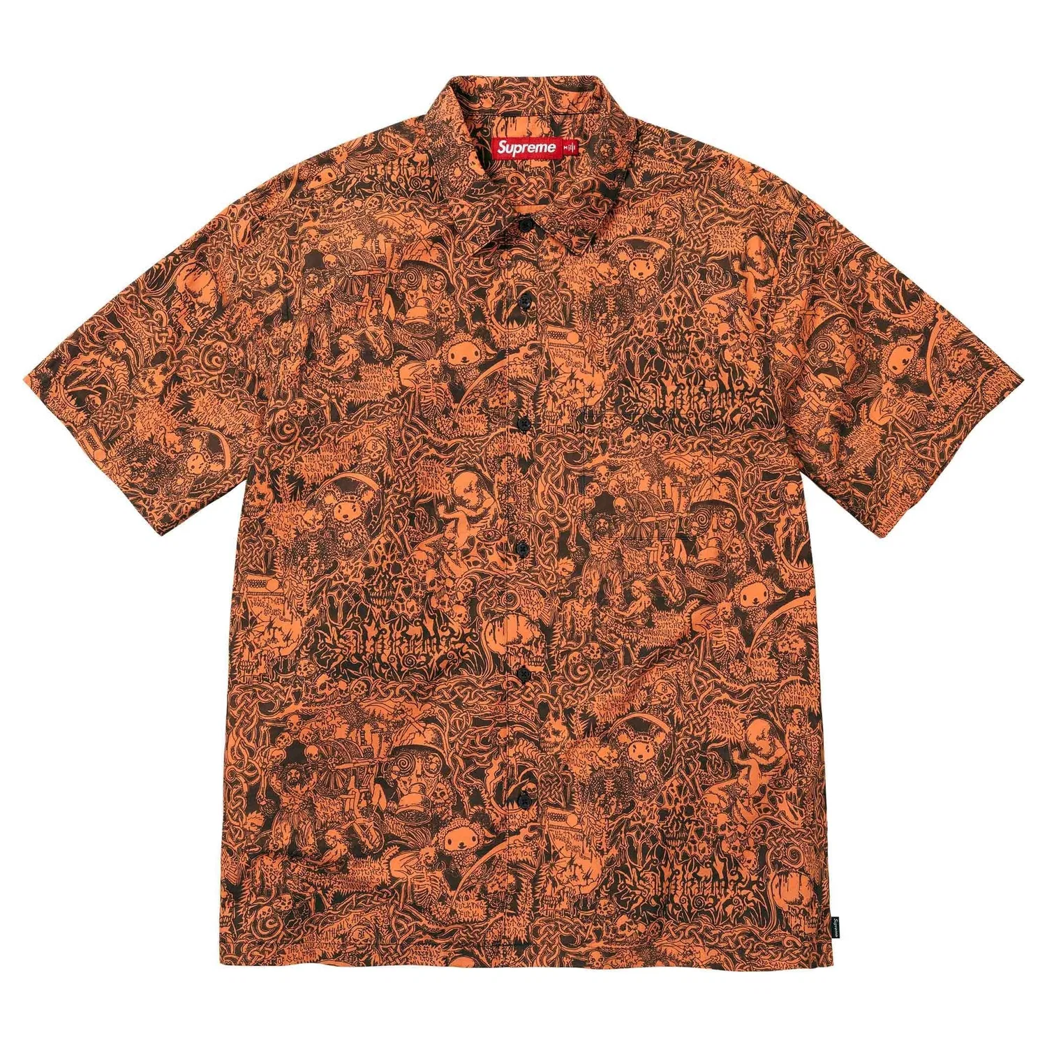 Рубашка с принтом Supreme SS26 Shirts Unisex Moderate Other, White — фото 3