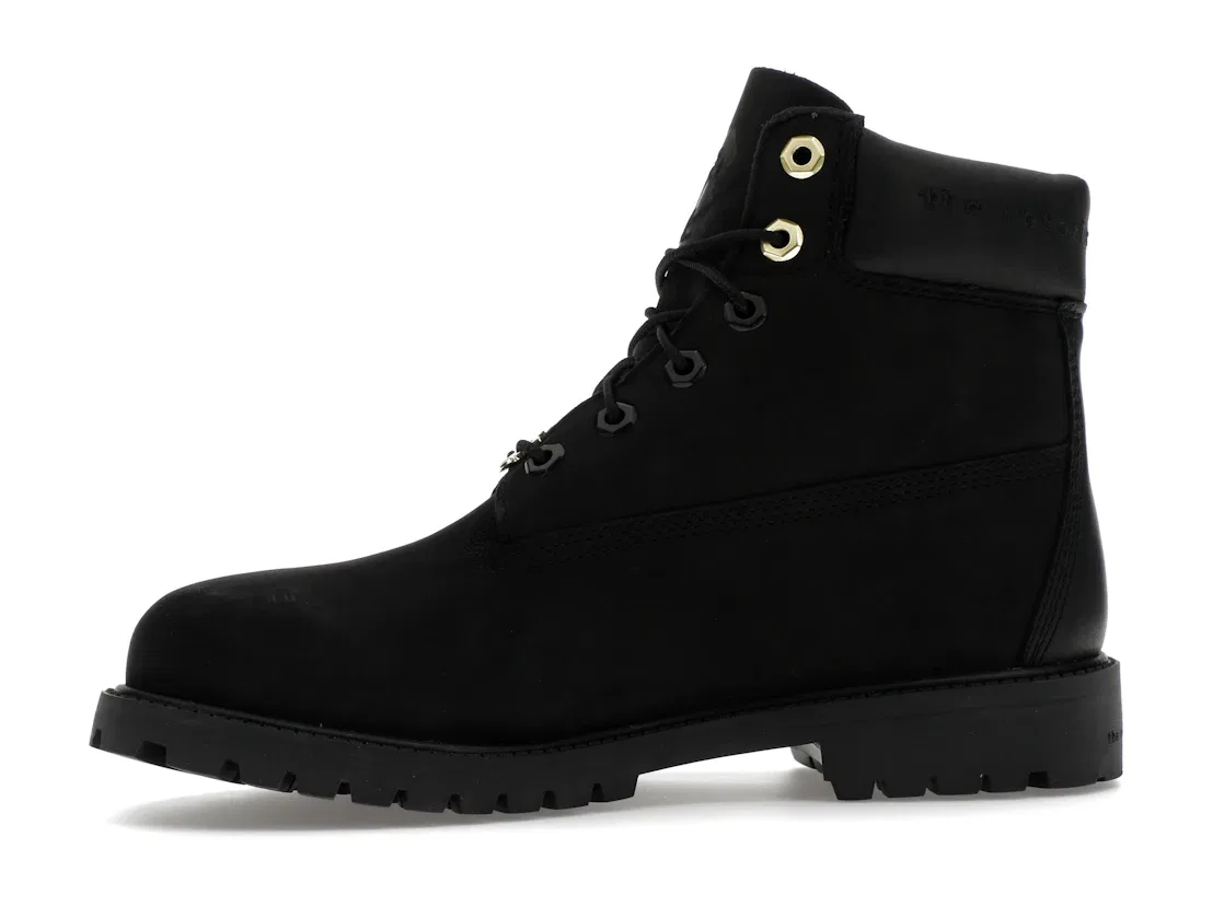 Детские ботинки с высоким берцем The Notorious B.I.G. Timberland, Black/Gold — фото 3