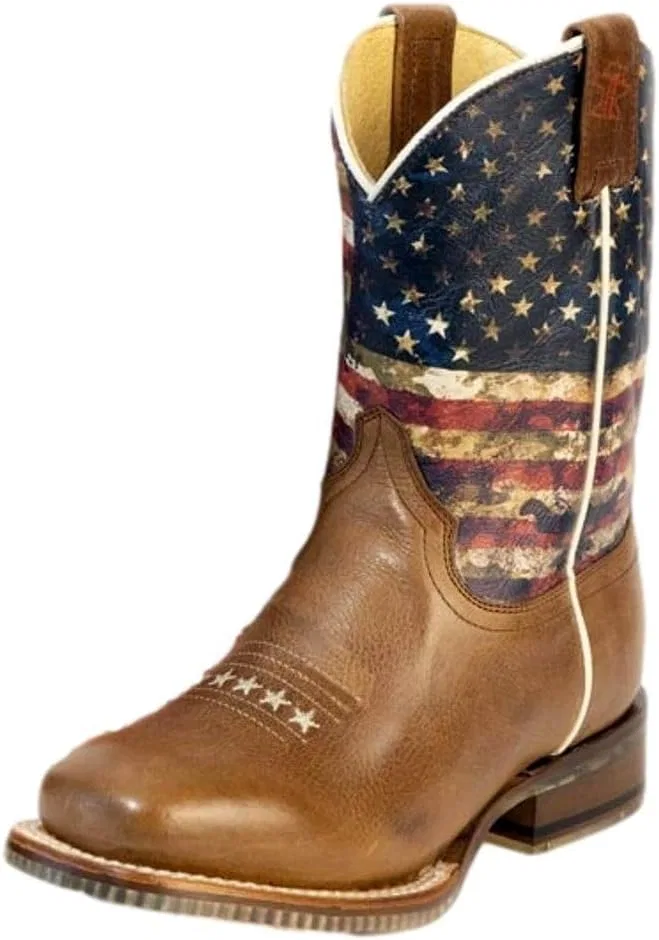 Детские ботинки для мальчиков USA 1776-2026 Tin Haul, Brown